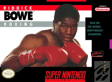 Riddick Bowe Boxing (USA) box cover front